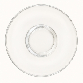 Tasse à café Aura en verre pressé transparent La Rochère