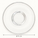 Dimensions de la tasse Aura : diamètre 6,6 cm, hauteur 6,9 cm et contenance 9 cl