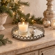 Plateau rond 18 cm en miroir - "Chic Antique"
