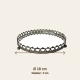 Plateau rond 18 cm en miroir - "Chic Antique"