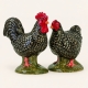 Oiseaux Marans - sel/poivre