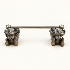 Porte couteaux "Ange" en étain - 9 cm