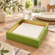 Porte serviette - vert laqué-19,5cm x 5,59cm