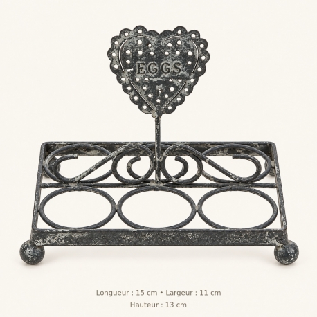 PORTE OEUF ZINC