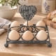 PORTE OEUF ZINC