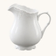 Pot à lait Provence Chic Antique en porcelaine blanche sur fond clair
