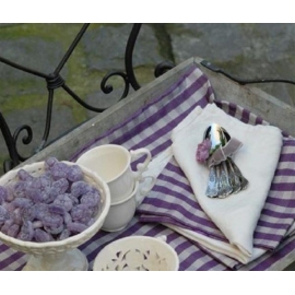 Set de table "Florence" 34 x 48 cm - Prune